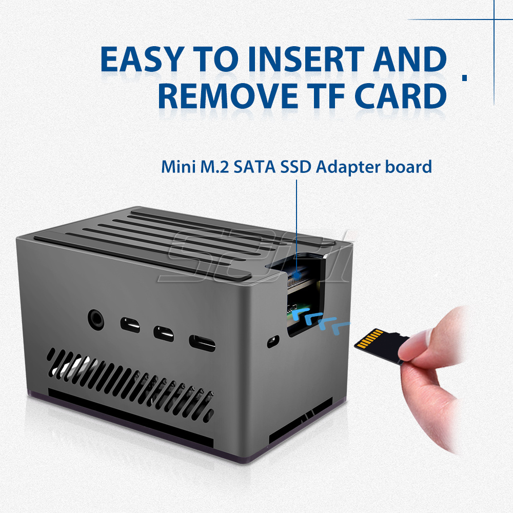 52Pi 라즈베리 파이 4 케이스 알루미늄 브릭 블랙  - Argon One V3 M.2 Nvme Case 리뷰 및 가격