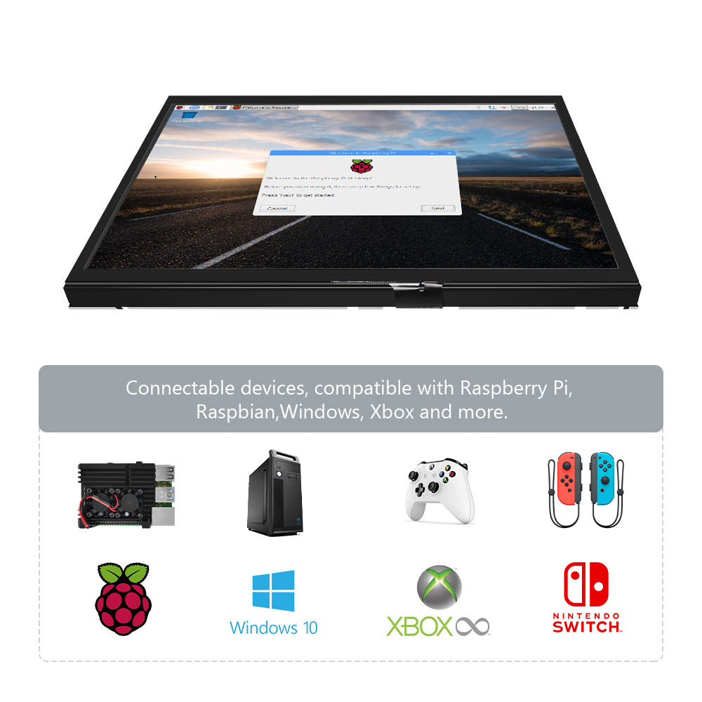 10.1인치 HDMI LCD(H) 컴퓨터 보조 모니터  - Raspberry Pi 10.1 Inch Capacitive Touch Screen Ips 리뷰 및 가격