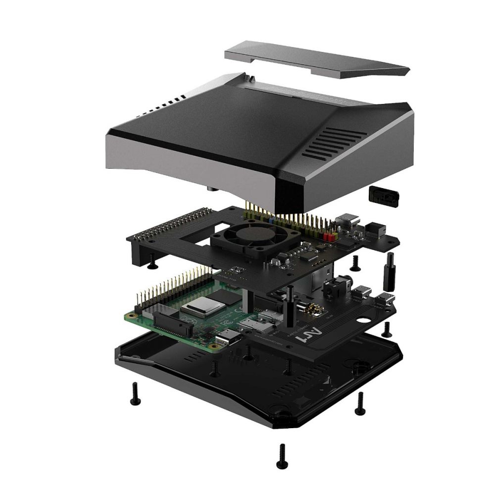 라즈베리 파이 4 모델 B용 냉각 팬 알루미늄 케이스, - Argon One V3 M.2 Nvme Case 리뷰 및 가격